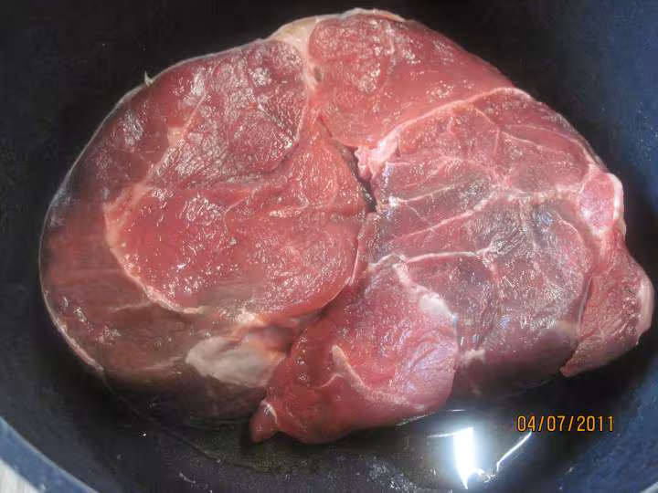 Jarret de boeuf aux carottes
