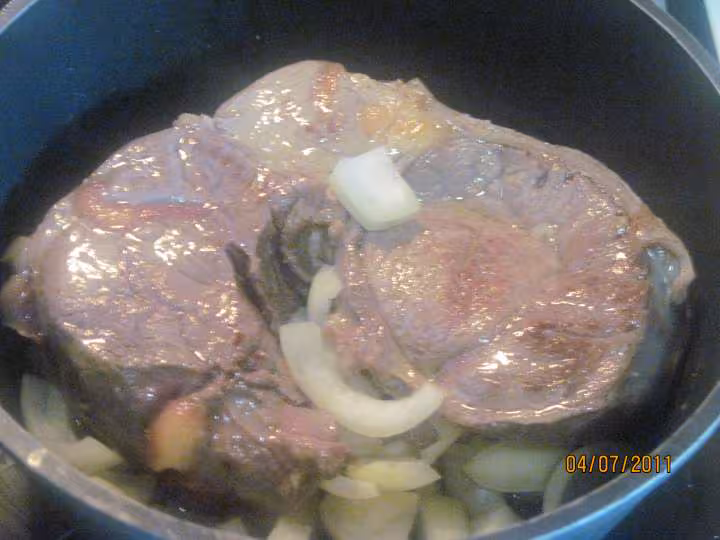 Jarret de boeuf aux carottes