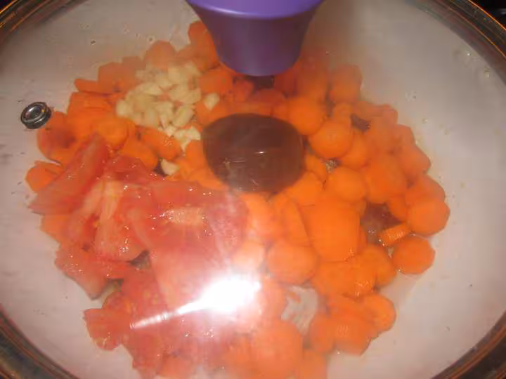 Joues de boeuf aux carottes et basilic