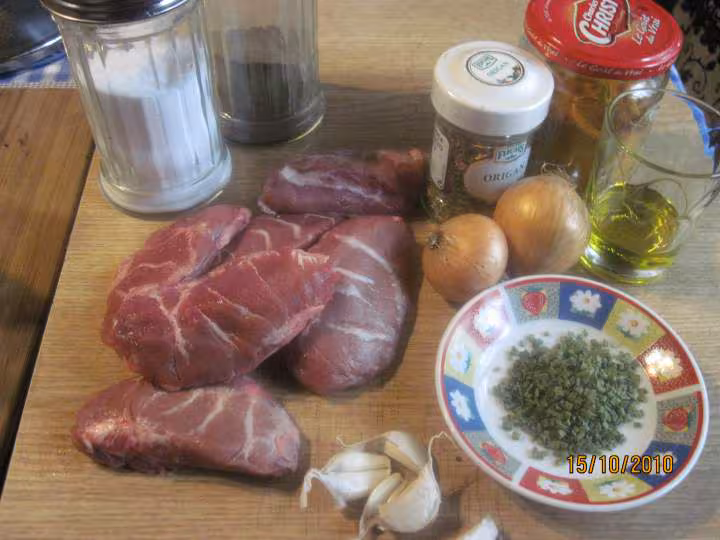Joues de porc au p de terre sauce curcuma
