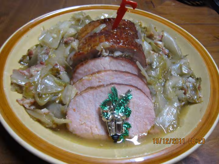 Kassler de porc aux endives