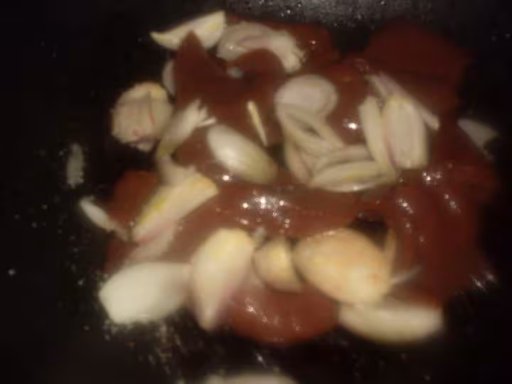 Lamelles de foie de porc aux carottes
