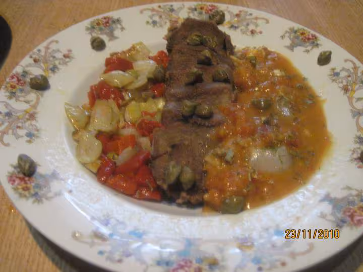 Langues de porc en sauce au mo