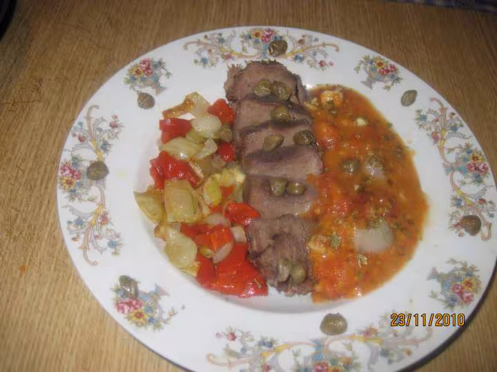 Langues de porc en sauce au mo