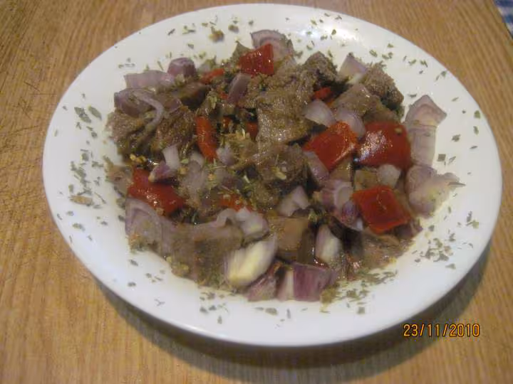 Langues de porc en vinaigrette