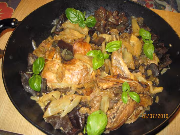 Lapin au fenouil cuisine au wok