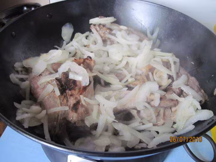 Lapin au fenouil cuisine au wok
