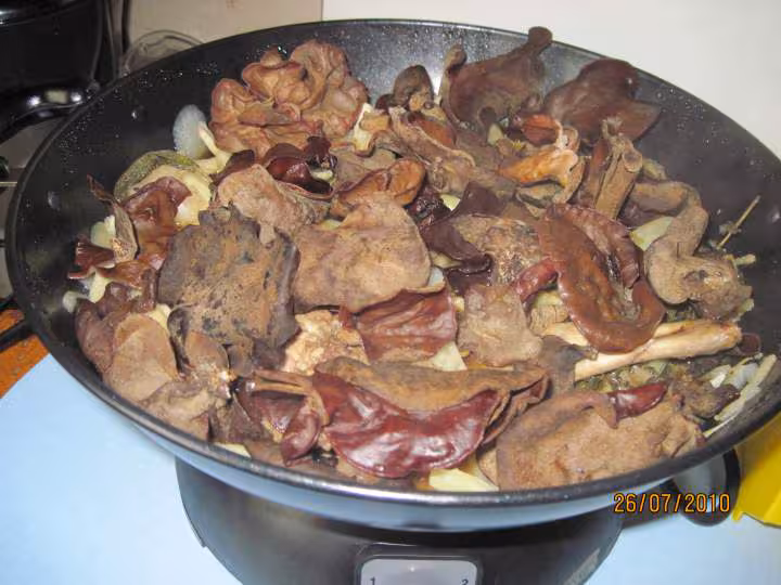 Lapin au fenouil cuisine au wok