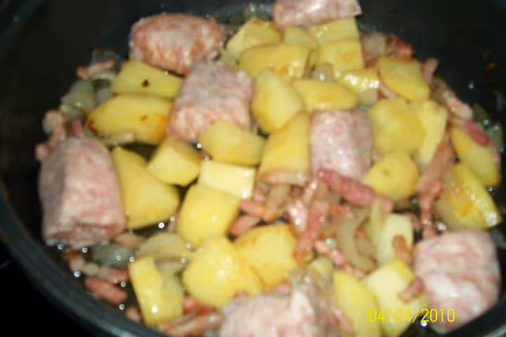 Legumes aux saucisses de toulouse