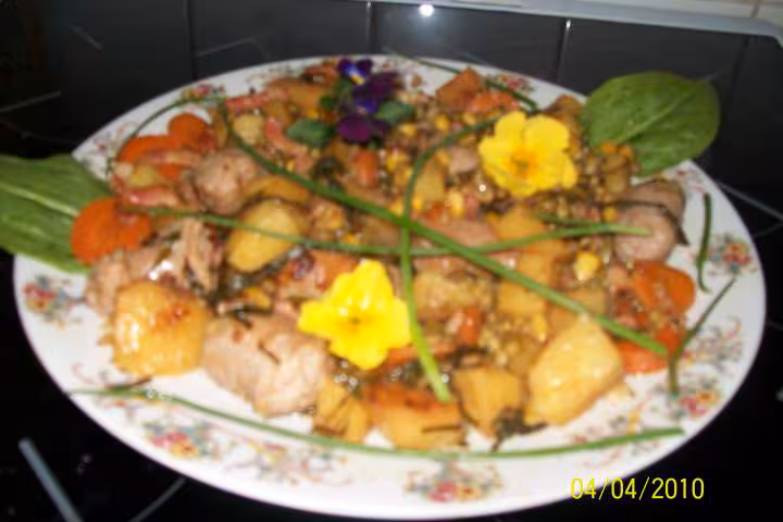 Legumes aux saucisses de toulouse
