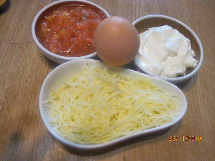 Legumes farcis en puree aux fruits de mer