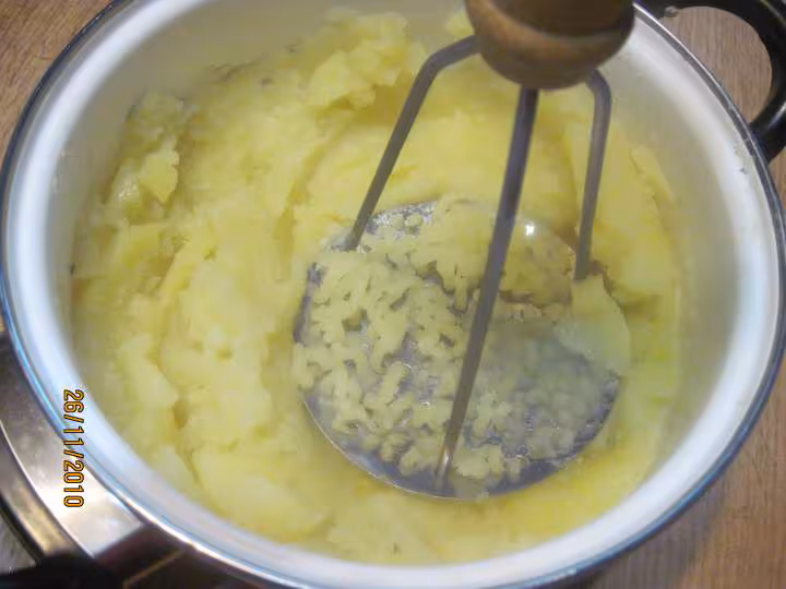 Legumes farcis en puree aux fruits de mer
