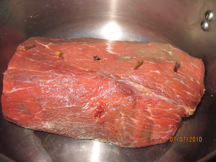 Longe de boeuf aux legumes