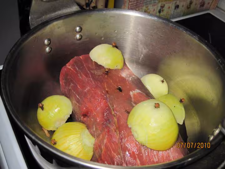 Longe de boeuf aux legumes