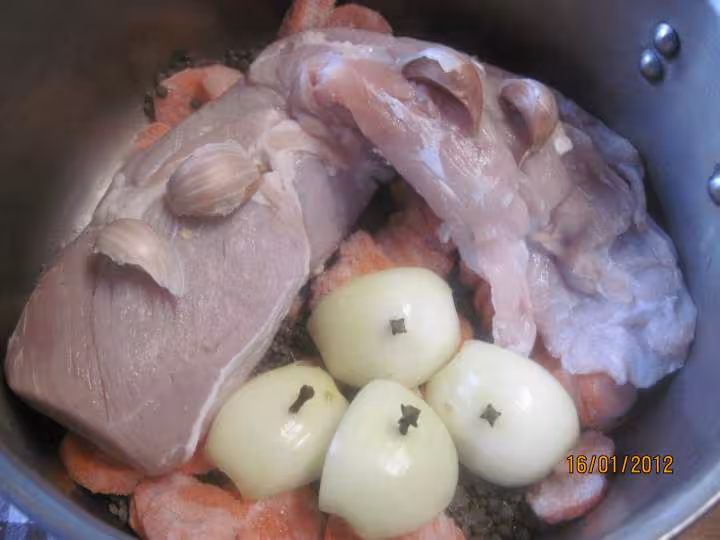 Longe de porc aux lentilles