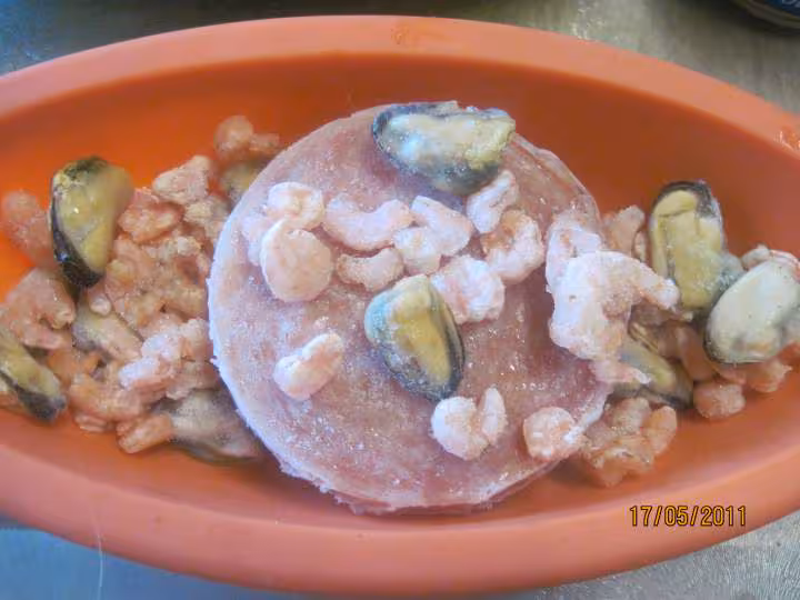 Maidaillon de saumon rose aux fruits mer