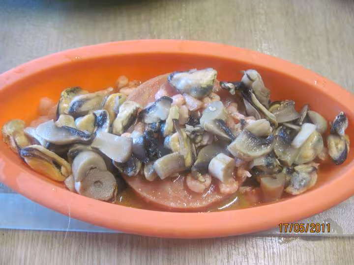 Maidaillon de saumon rose aux fruits mer