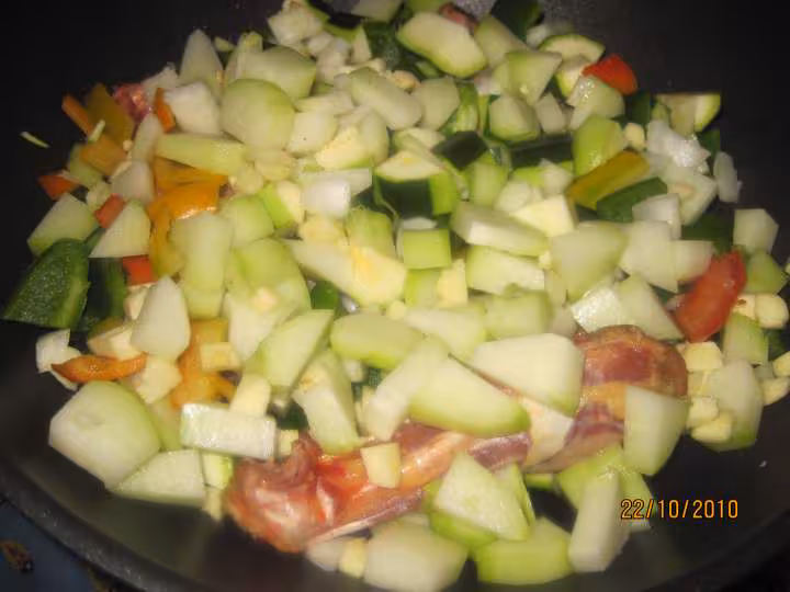 Manchons de canard aux legumes