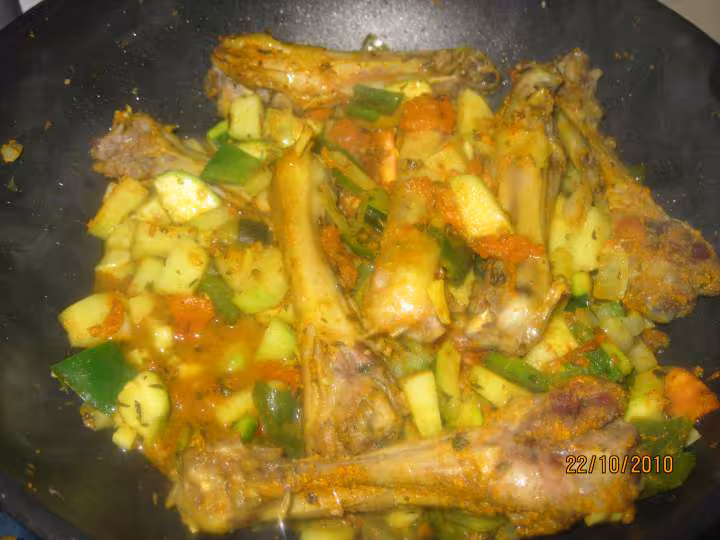 Manchons de canard aux legumes