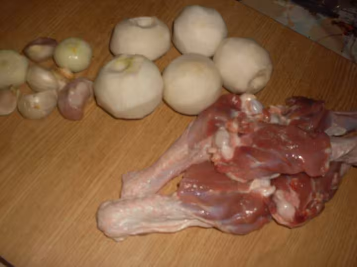 Manchons de canards aux navets
