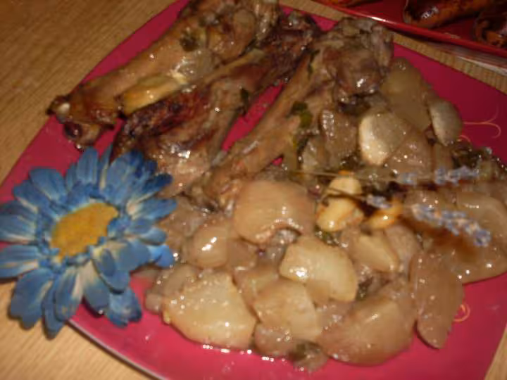 Manchons de canards aux navets