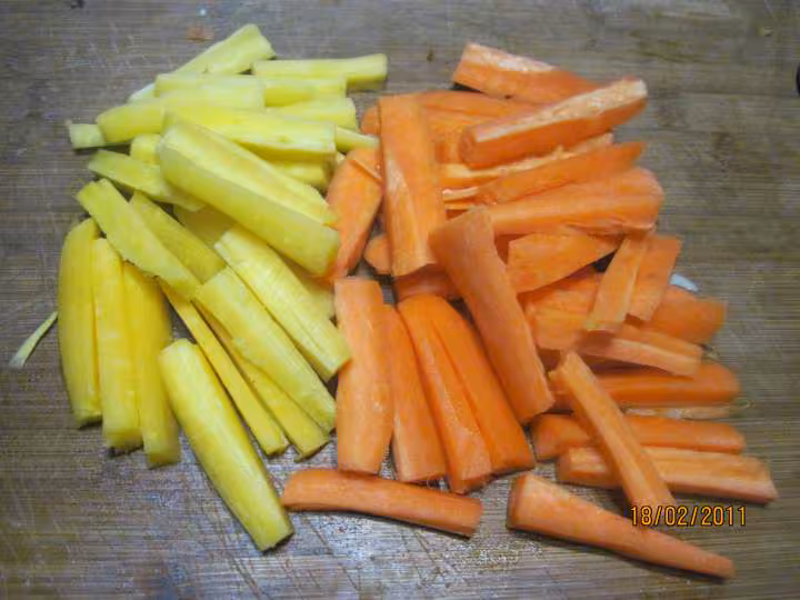 Manchons de dinde aux carottes cuisinees