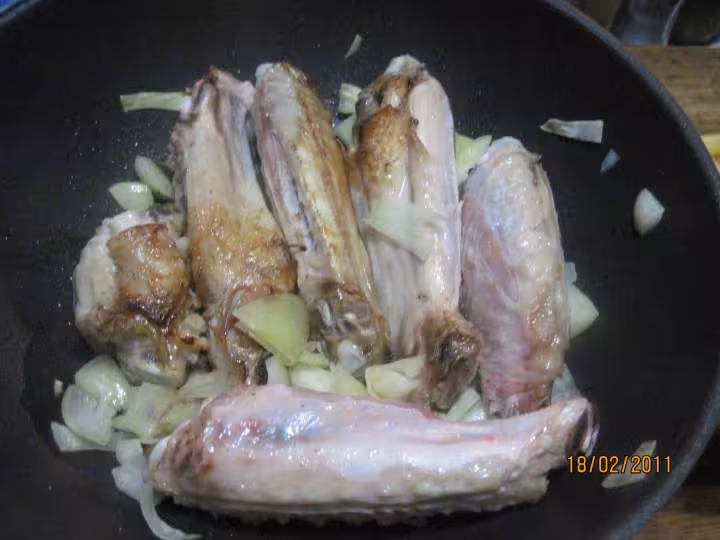 Manchons de dinde aux carottes cuisinees