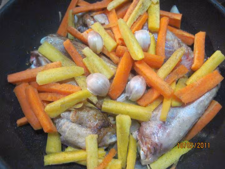 Manchons de dinde aux carottes cuisinees