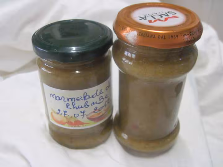 Marmelade de rhubarbe