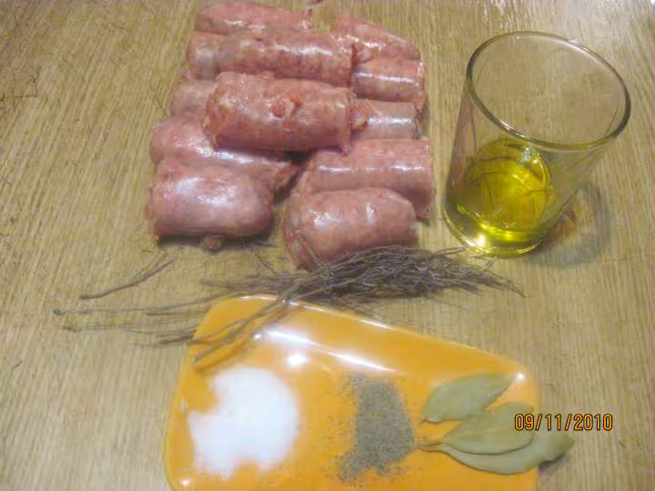 Melees de legumes aux saucisses de toulouse