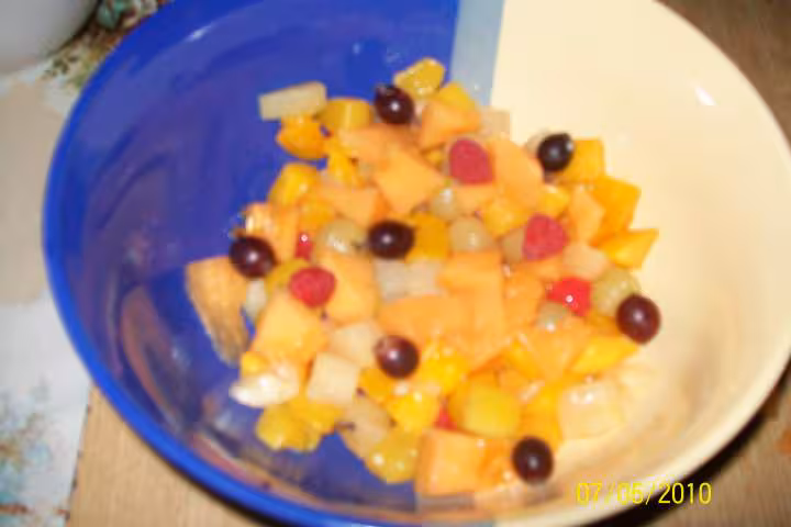 Melon garni fraicheur