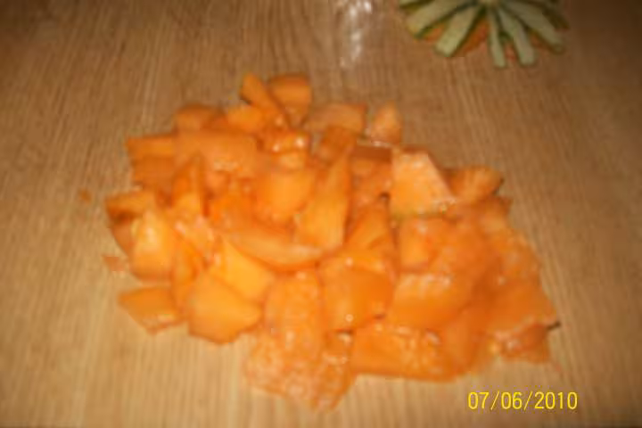 Melon garni fraicheur