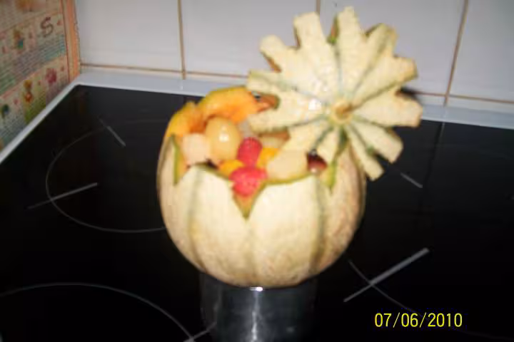 Melon garni fraicheur