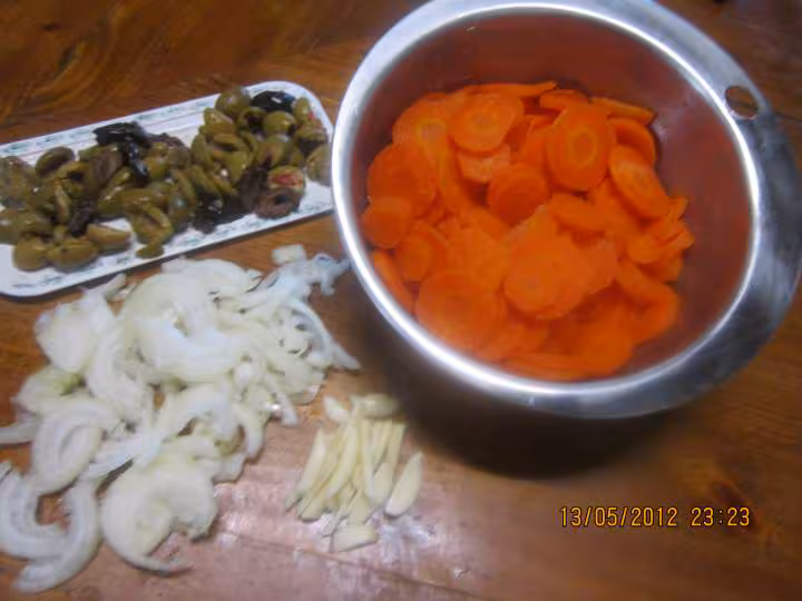 Mijote de porc aux carottes et olives