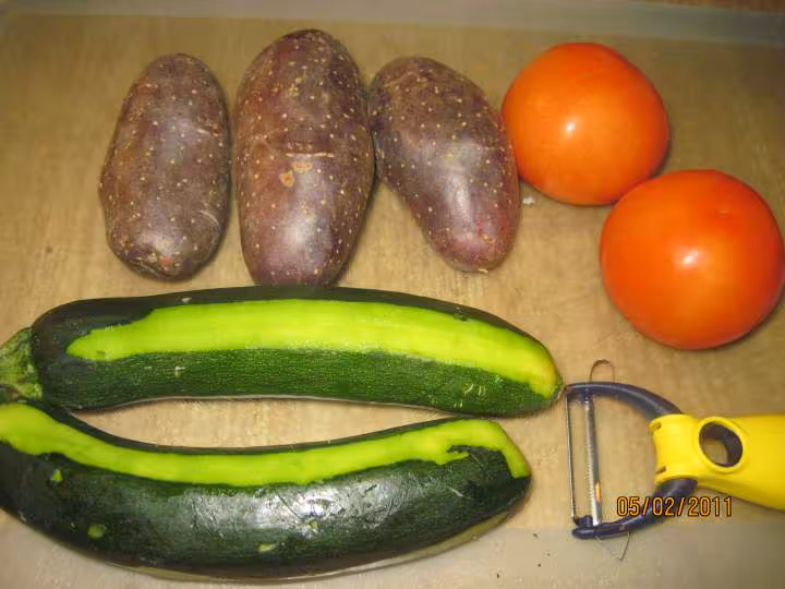 Morue aux legumes