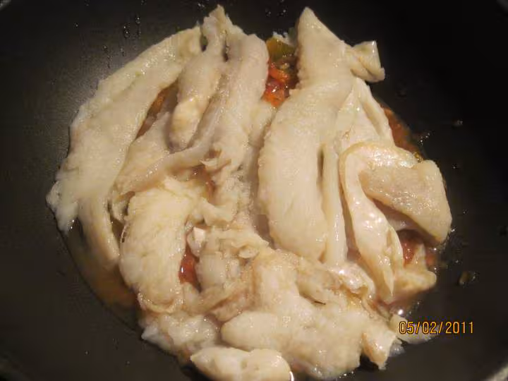 Morue aux legumes