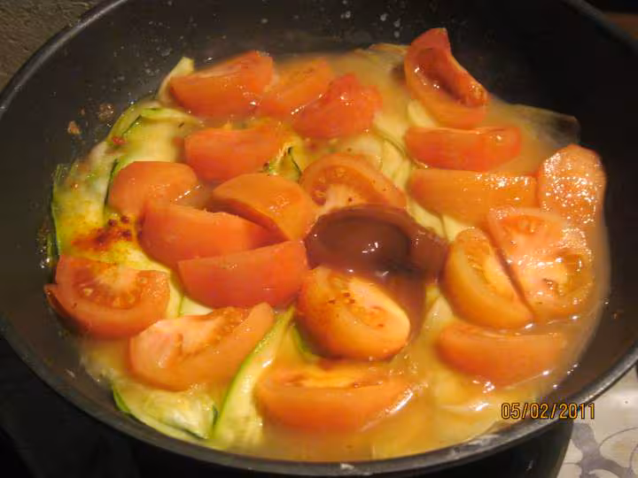 Morue aux legumes