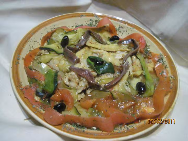 Morue aux legumes