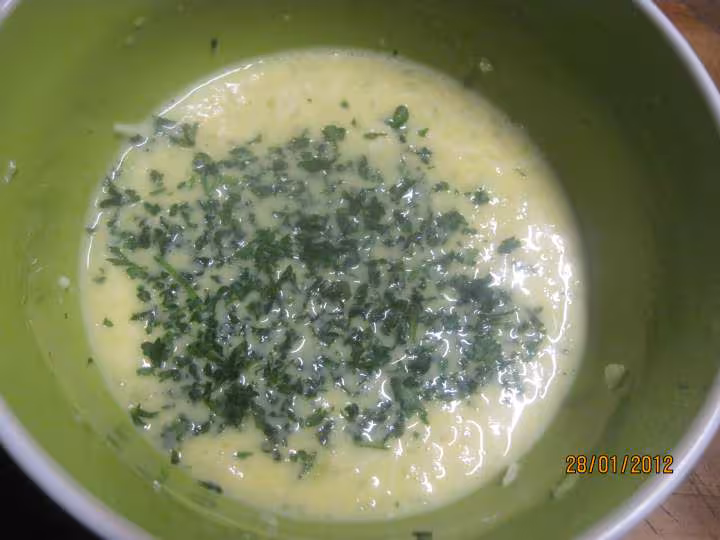 Omelette au fenouil