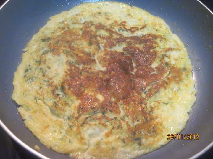 Omelette au fenouil