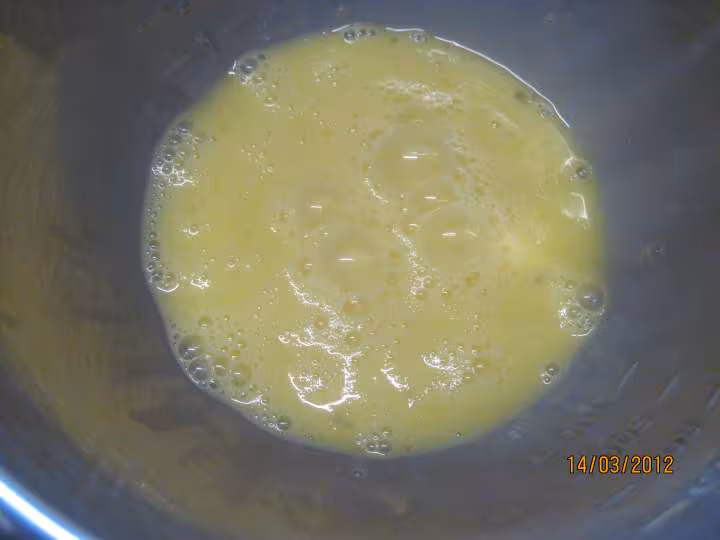 Omelette au poireau