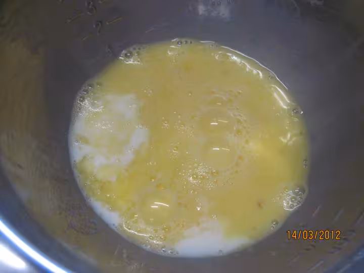 Omelette au poireau