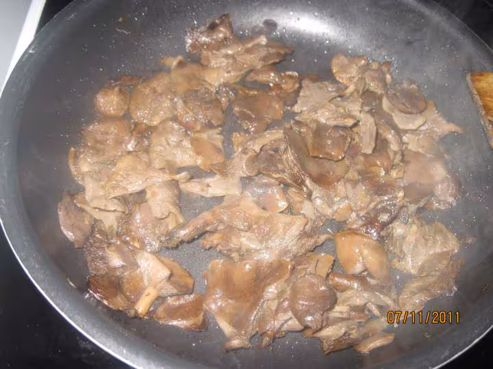 Omelette aux champignons