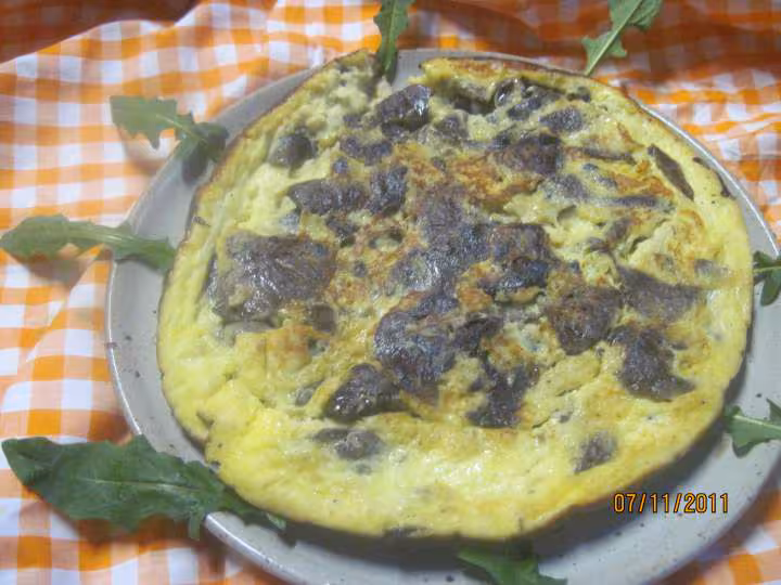 Omelette aux champignons