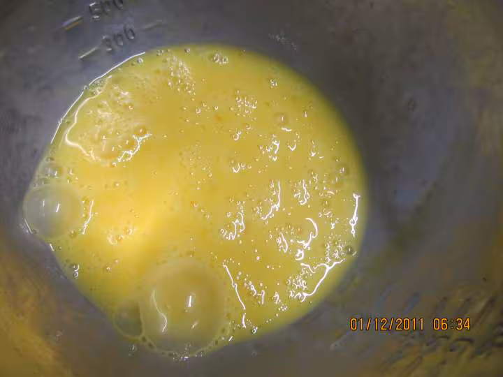 Omelette aux pommes de terre vitelottes