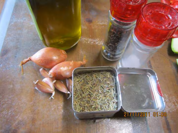 Omelette persille aux legumes