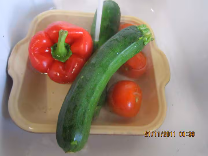 Omelette persille aux legumes