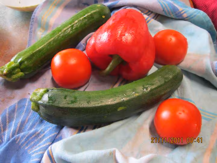 Omelette persille aux legumes
