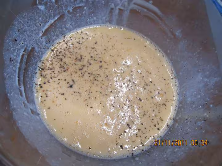 Omelette persille aux legumes