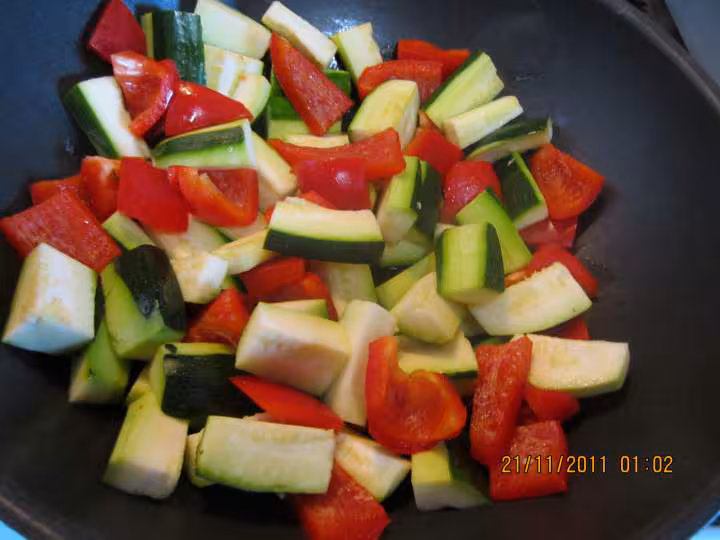 Omelette persille aux legumes